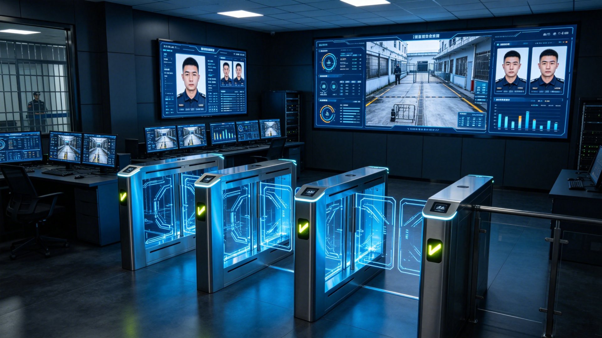 Detention Facility Secure Passage & Visitor Control