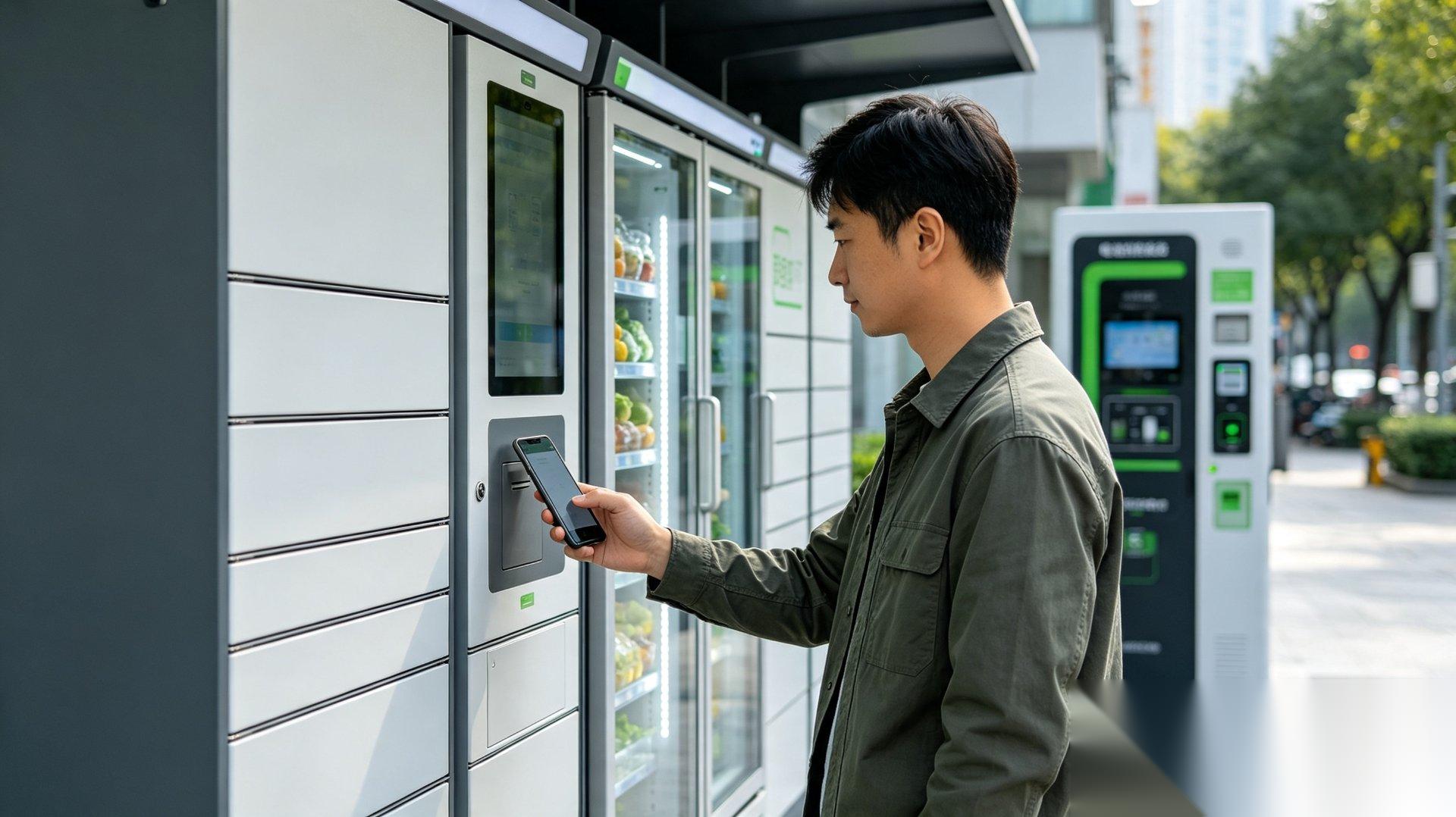 Lockers Inteligentes — Lockers de paquetería, buzones, armarios de comida fresca y estaciones de cambio de baterías; desbloqueo mediante QR, tarjeta RFID o app móvil.
