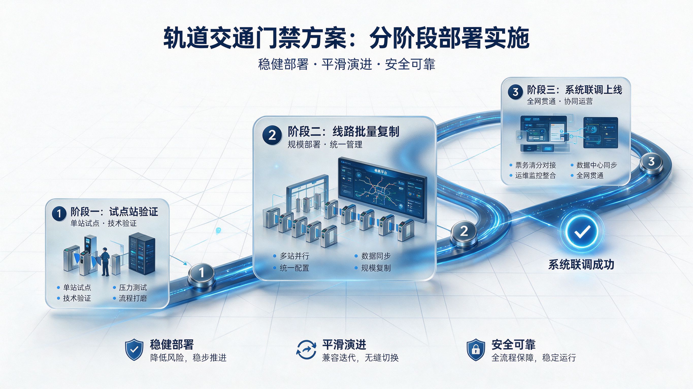 分阶段部署实施概念图