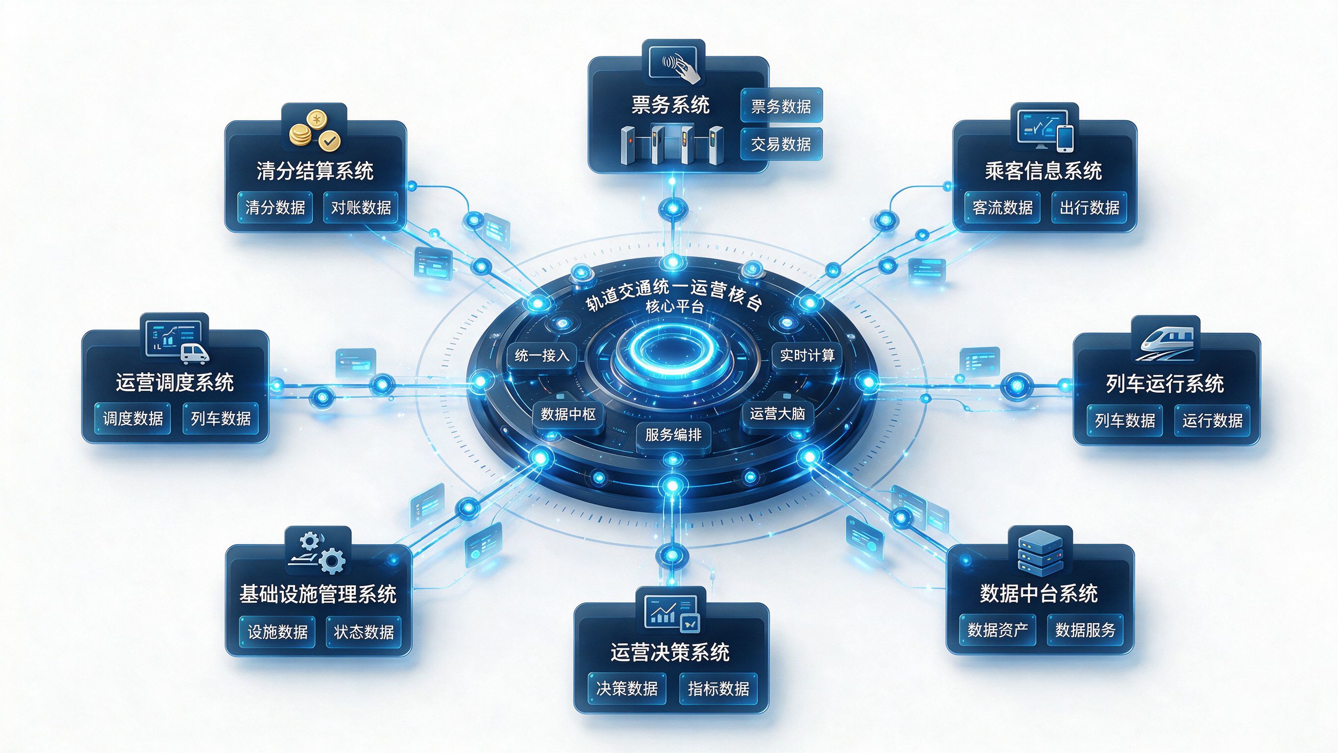 系统对接与平台集成概念图